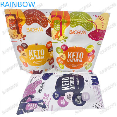 Sản xuất Giá in kỹ thuật số chất lượng cao túi thực phẩm kết thúc bóng túi nhựa cửa sổ minh bạch để lưu trữ thực phẩm