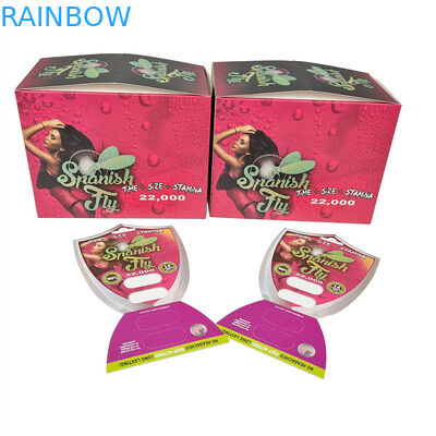 Thiết kế tùy chỉnh Black Bull Rhino Honey 2023 Hot Sell Rhino Pills Thẻ hiển thị giấy tùy chỉnh cho bao bì thuốc Rhino