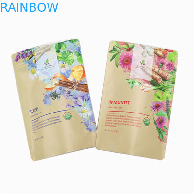 Glossy hoặc Matte hoàn thiện túi trà tùy chỉnh túi đóng gói và hiệu suất cao