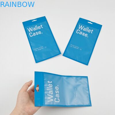 Ba mặt niêm phong niêm phong ví bằng phẳng ví điện thoại túi xách nhựa