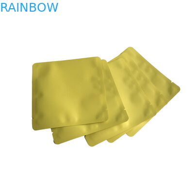 Logo tùy chỉnh Food Grade Clear Front Zipper 3 Side Seal Bag For Face Mask