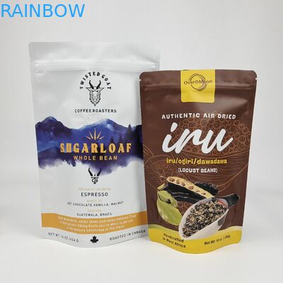 In kỹ thuật số Nhựa nhôm tùy chỉnh có thể đứng lên chống mùi Zipper Mylar Bao bì túi túi để lưu trữ thực phẩm