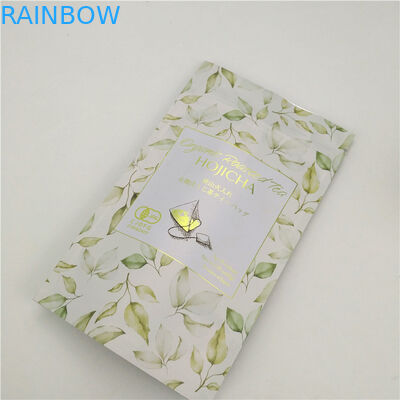 Túi nhựa tùy chỉnh Ziplock Aluminium Foil Tea Packaging Stand Up Pouch Proof Mylar Bag For Coffee
