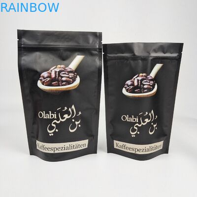 in kỹ thuật số MOQ thấp Logo tùy chỉnh có thương hiệu đóng gói nhựa đứng lên túi Mylar đóng gói túi niêm phong để lưu trữ thực phẩm