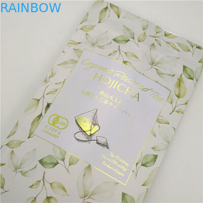 Túi trà tùy chỉnh Ziplock Aluminum Foil Tea Packaging Stand Up Pouch Mylar Bag Cho Cà phê