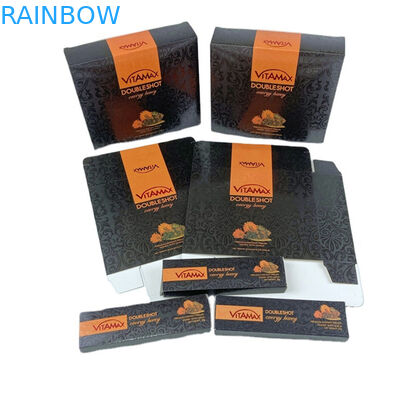 Nhà máy bán trực tiếp túi mật ong và hộp với Spot UV Custom Logo in