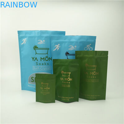 Vỏ giấy bạc cho túi quét cơ thể đứng lên với Zipper