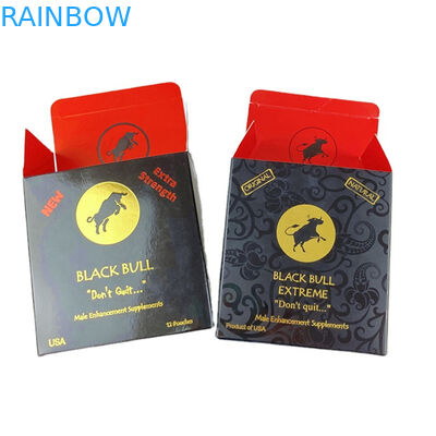 Vitamax Factory Custom Rhino Honey 3D Lenticular Card Rhino Pills Display Box Vỏ túi mật ong Bao bì