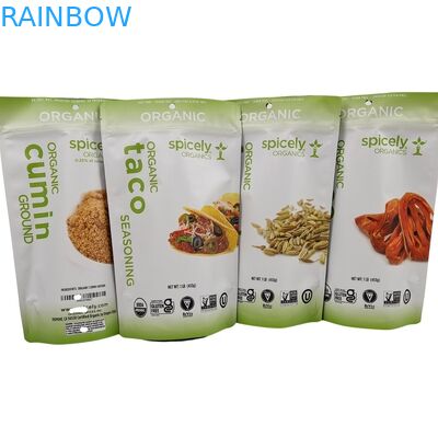 Bao bì túi đồ ăn nhẹ bằng nhựa với vết rách để hiển thị thuận tiện và dùng một lần