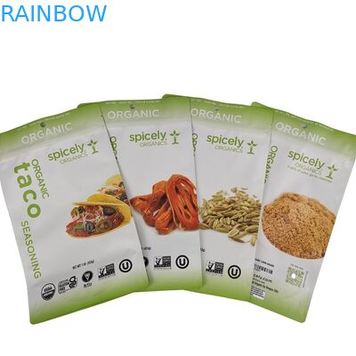 Bao bì túi đồ ăn nhẹ bằng nhựa với vết rách để hiển thị thuận tiện và dùng một lần