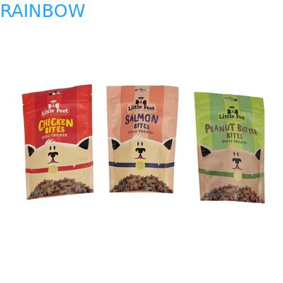 Các túi đồ ăn nhẹ dưới phẳng được in tùy chỉnh với bề mặt mờ cho túi đóng gói thực phẩm