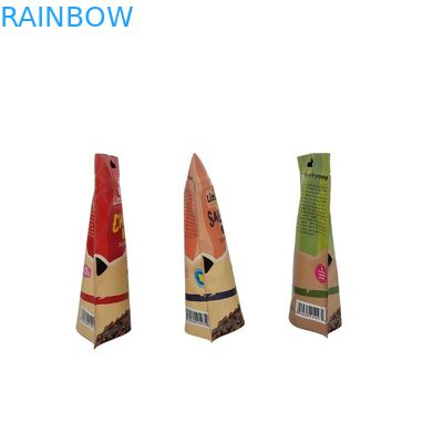 Các túi đồ ăn nhẹ dưới phẳng được in tùy chỉnh với bề mặt mờ cho túi đóng gói thực phẩm