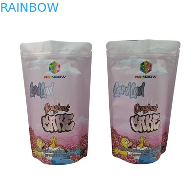 Các túi đồ ăn nhẹ dưới phẳng được in tùy chỉnh và chống nước mắt cho túi đóng gói sô cô la