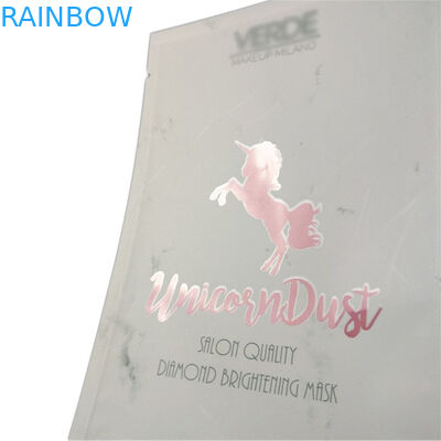 Ba mặt niêm phong túi phẳng túi UV Logo Mylar túi cho mặt nạ