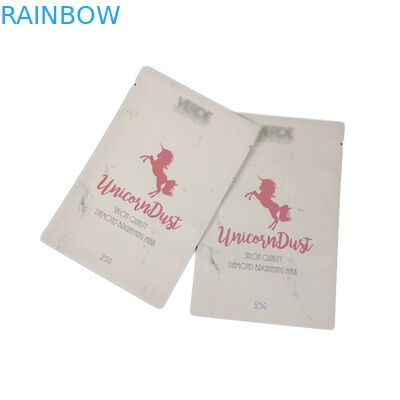 Ba mặt niêm phong túi phẳng túi UV Logo Mylar túi cho mặt nạ