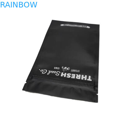 Matte đen ba mặt Seal cáp USB túi đóng gói nhựa với Zipper