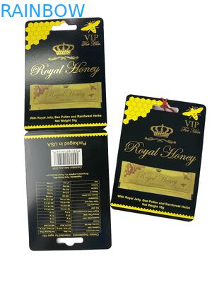 Bán bán buôn Royal Honey Sachet Bao bì Bảng giấy Bao bì mật ong sang trọng với dán nóng