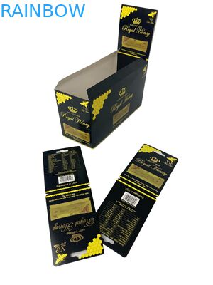 Bán bán buôn Royal Honey Sachet Bao bì Bảng giấy Bao bì mật ong sang trọng với dán nóng