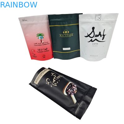 Arabica Cà phê đậu Custom in ấn bao bì chống rò rỉ Zipper Mylar nhựa đứng lên túi