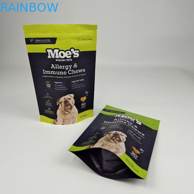 Đứng lên Zipper giấy Kraft trắng có thể đóng lại Ziplock nhiệt có thể đóng kín Cất trữ thực phẩm Doypack túi đóng gói thực phẩm tùy chỉnh