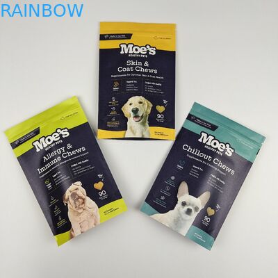 Tháo giấy Kraft đứng lên với niềng răng chống ẩm cho thực phẩm Bột hạt gạo trà gia vị Lưu trữ Bao bì