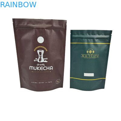 Thiết kế tùy chỉnh in nhựa nhôm chống ẩm Mylar bao bì Ziplock túi cho cà phê ca cao