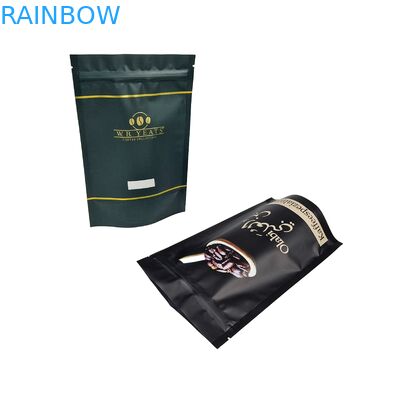 Logo tùy chỉnh chất lượng cao đứng lên túi cà phê với van dễ dàng rách zipper túi nhôm