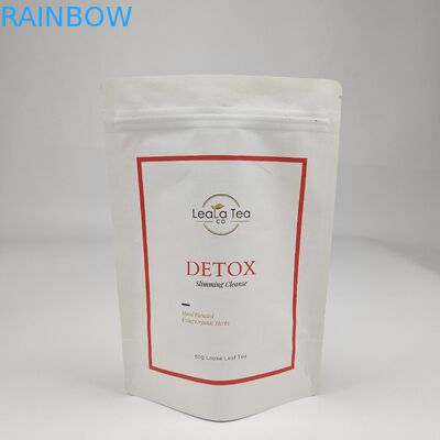 Biodegradable tái chế tùy chỉnh đứng lên túi khô thực phẩm vật nuôi đóng gói giấy Kraft màu nâu trắng