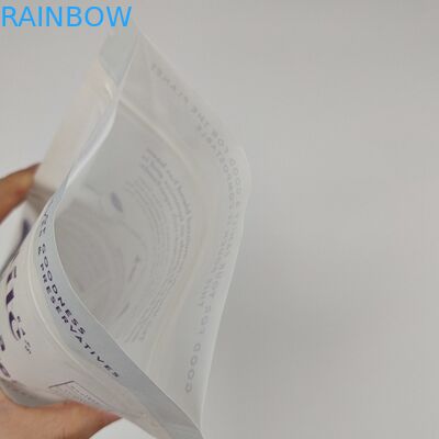 Stand Up Pouch With Zipper Kraft Craft Paper Custom Printed Reusable Zip Lock Doypack Thẻ đóng gói thực phẩm