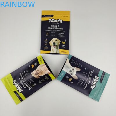 Nhà máy bán buôn túi đóng gói thực phẩm phân hủy sinh học đứng lên túi chống mùi Zip khóa khóa giấy Kraft túi nhôm