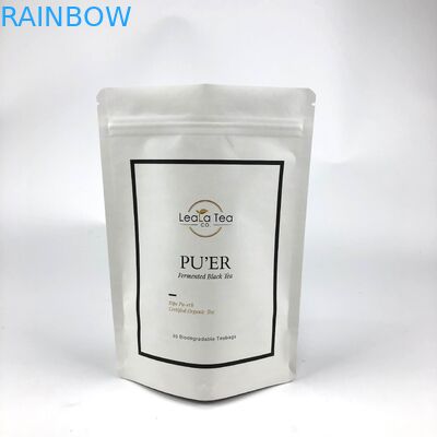 Túi đứng có thể đóng lại với logo tùy chỉnh cho bao bì túi trà khô