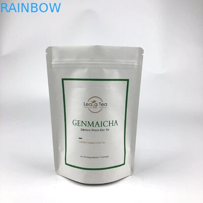 Túi đứng có thể đóng lại với logo tùy chỉnh cho bao bì túi trà khô