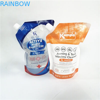 Các túi đứng có thể tái chế với các loại nắp khác nhau cho bao bì thân thiện với môi trường