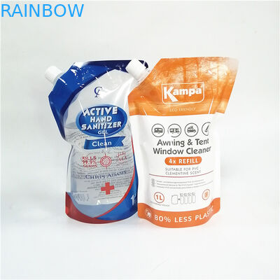 Các túi đứng có thể tái chế với các loại nắp khác nhau cho bao bì thân thiện với môi trường