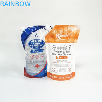 Các túi đứng có thể tái chế với các loại nắp khác nhau cho bao bì thân thiện với môi trường