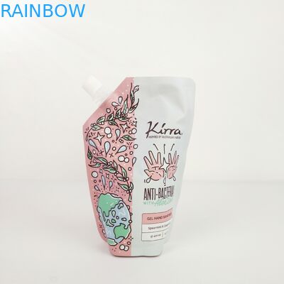 Bao bì thực phẩm công nghiệp với túi giấy bạc cho túi lau cơ thể đứng dậy