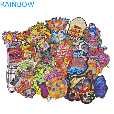 Bao bì hình dạng không đều Holograph Foil Die Cut Bags Special Shaped Ziplock Plastic Mylar 3.5g Die Cut Bags