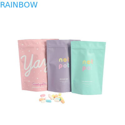 Bao bì túi đồ ăn nhẹ trái cây khô Zipper tùy chỉnh in nhựa nhôm chống nước