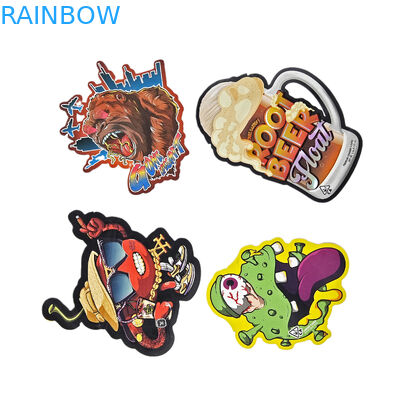 Thiết kế tùy chỉnh in túi Mylar bao bì Soft Touch nhựa 3.5g túi Mylar cắt đứt túi không đều bao bì