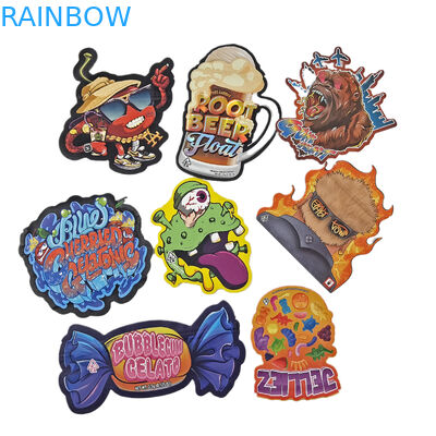 Logo tùy chỉnh in Die cắt Ziplock túi nhỏ đứng lên túi 3.5g Food Grade bao bì chống mùi với Zipper Mylar Ba
