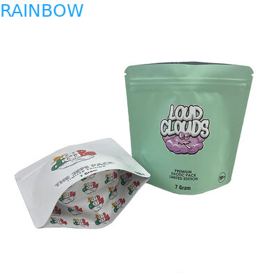 Bao bì hương thảo mộc màu tùy chỉnh với cấu trúc vật liệu PET cho loại màu CMYK