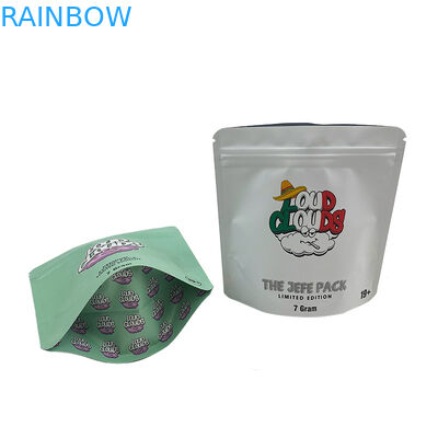 Bao bì hương thảo mộc màu tùy chỉnh với cấu trúc vật liệu PET cho loại màu CMYK