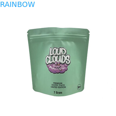 Bao bì hương thảo mộc màu tùy chỉnh với cấu trúc vật liệu PET cho loại màu CMYK