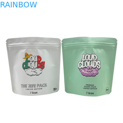 Bao bì hương thảo mộc màu tùy chỉnh với cấu trúc vật liệu PET cho loại màu CMYK