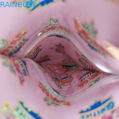 Logo Custom Matte có hình dạng túi nhựa có thể đóng lại và chống mùi Ziplock 3.5 Mylar Bags For Candy