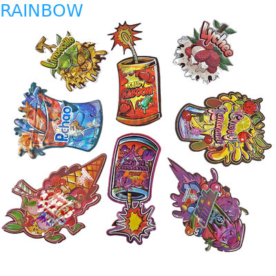 Túi chống mùi đặc biệt có hình dạng không đều với Ziplock Custom28g 14g 7g 3.5g Die Cut Snack Food Packaging Mylar Bag
