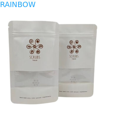 Cửa sổ rõ ràng Plastic Zipper Bags Standup Pouch Foil Laminated Digital Printing