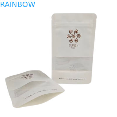 Cửa sổ rõ ràng Plastic Zipper Bags Standup Pouch Foil Laminated Digital Printing