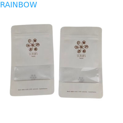 Cửa sổ rõ ràng Plastic Zipper Bags Standup Pouch Foil Laminated Digital Printing