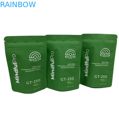 CYMK Màu thảo mộc hương bao bì nhôm giấy đứng lên nhựa Mylar Zipper Bag